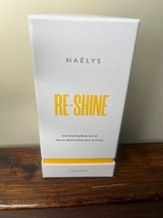 MAELYS RE-SHINE Illuminating Body Serum – 3.5 oz/100 g – New in Box – Sealed