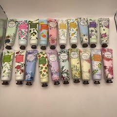 NEW Lot of 20 M&rsquo;AYCREATE Gather Beauty Hand Creams Assorted Scents Vanilla Biris