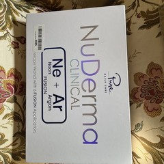 Pure Daily Care NuDerma Clinical Ne+Ar Skin Therapy Wand w 6 Fusion Applicators