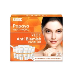 VLCC Papaya Fruit Facial Kit 60gm, free shipping