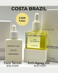 Costa Brazil Kaya Anti-Aging Oil 30ml & Face Serum 15ml Set BNIB $260 MSRP