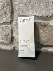 Community Sixty Six Resurfacing Night Cream 1.7 fl oz 50ml New Sealed With Box