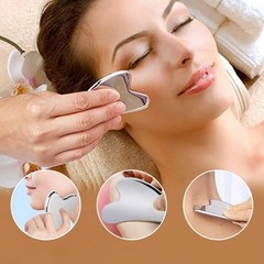 YAMHOHO Stainless Steel Gua Sha Facial Tools Guasha for Face Metal Gua Sh
