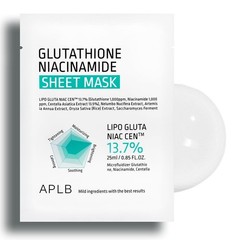 APLB Glutathione Niacinamide Sheet Mask 25ml *10ea US Seller