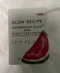 Glow Recipe Mini Watermelon Glow AHA Night Treatment 25ml / .84 fl oz NEW IN BOX