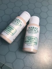X2 Mario Badescu Summer Shine Body Lotion 29mL / 1oz Each Deluxe Travel Size New