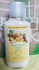 BATH & BODY WORKS PINA COLADA SWIRL BODY LOTION 8 FL OZ.