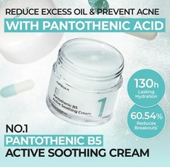 NUMBUZIN No.1 Pantothenic B5 Active Soothing Cream 80ml Pore Acne Care Cream NEW