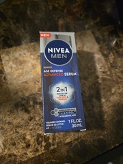 Nivea Mens Age Defense Advanced Serum 2 In 1 1 Oz Dark Spots Wrinkles (B037)