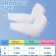 8 Pairs Eczema Sleeve for Adult Teens Eczema Psoriasis Unisex Arm Leg Sleeve …