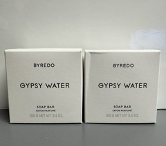 BYREDO Gypsy Water Soap Bar 3.5 Oz 100g each, Big Bar 2 Pack lot
