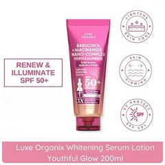 Luxe Organix Niacinamide + Bakuchiol Nano-Complex Serum Lotion (200ml)
