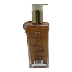 Creme Brulee Shimmer Body Oil Illuminating Glass Bottle Lot of 2 (6.8 Fl Oz) New