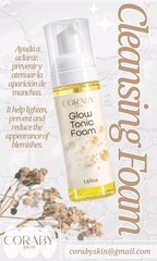 Coraby Skin Glow Tonic Foam Cleanser with Rice Extract 1.69oz Brightening