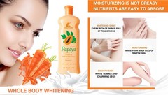 Papaya Body Lotion Natural Whitening Moisturizer Vitamin E, 600ml USA Stock