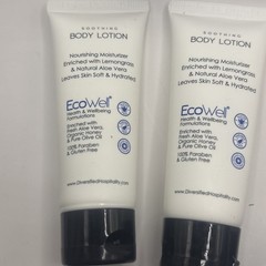 H2O Therapy Soothing Body Lotion Lemongrass & Aloe Vera Hotel Size Pack Of 18