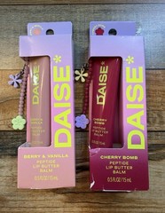 2x DAISE Peptide Lip Butter Balm Berry & Vanilla and Cherry Bomb New in box