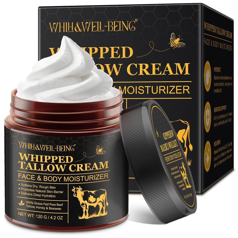 Crema Humectante De Cebo De Res Miel 119g Para La Cara y La Piel Sevo Cevo Sebo