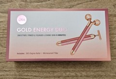 Ora Gold Energy Duo. Includes Microcurrent T-Bar & 360-Degree Roller. NEW