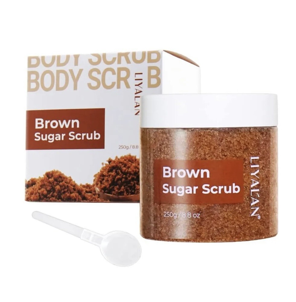 Liyalan Brown Sugar Body Scrub 250g/8.8oz