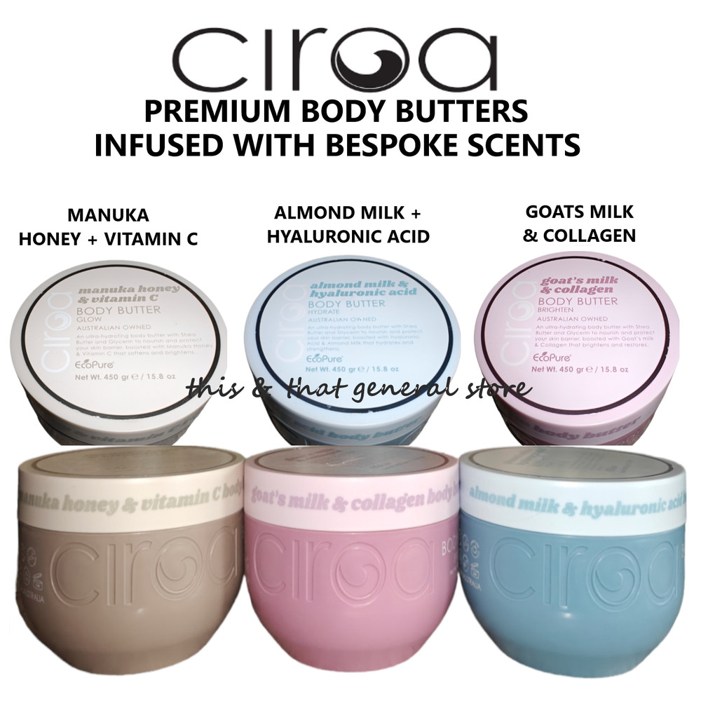 BUY 1 GET 1 50% OFF Ciroa Body Butter Luxury Lotion MANUKA HONEY HYALURONIC ACID