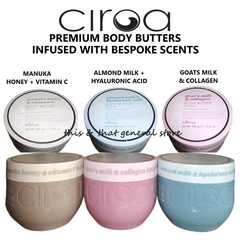 BUY 1 GET 1 50% OFF Ciroa Body Butter Luxury Lotion MANUKA HONEY HYALURONIC ACID
