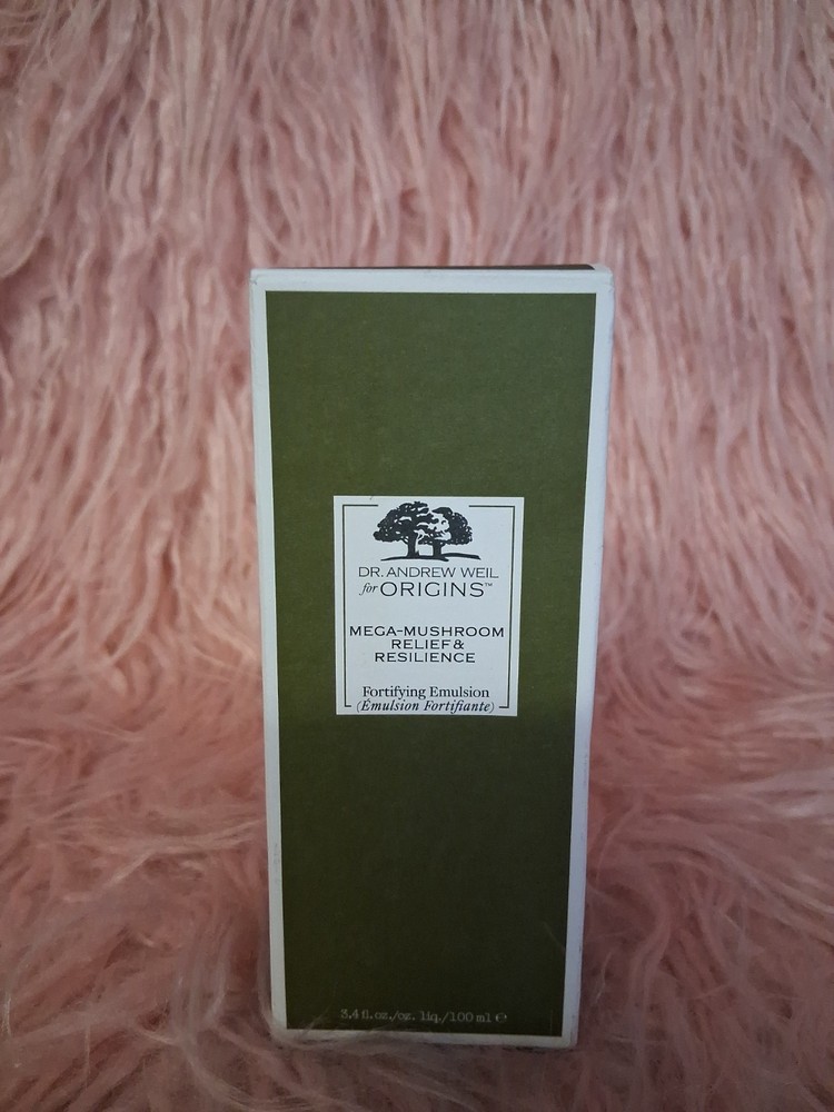 Origins Dr. Andrew Weil Mega-Mushroom Relief & Resilience Emulsion 3.4oz New