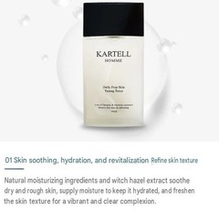 KARTELL Homme Daily Prep Skin Tuning Toner 150ml + Lotion 150ml Set For Men NEW