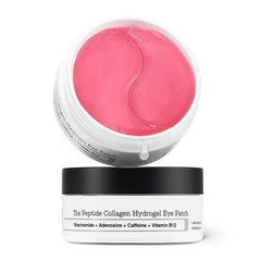 COSRX Pink Peptides Collagen Hydrogel Eye Patch for Puffy Eyes and Dark Circles