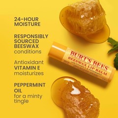 Burt&rsquo;s Bees 100% Natural Moisturizing Lip Balm (Original Beeswax)