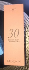 MENOKIN 30 segundos 95 ml mascarilla de burbujas rápidas K-Beauty combo x3,