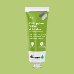 The Derma Co 5% Propylene Oil-Free Moisturizer for deep cleans skin 100 g