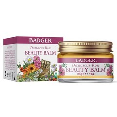 Badger – Damascus Rose Beauty Balm, Intensive Nourishment, Face Neck & Eye Balm,