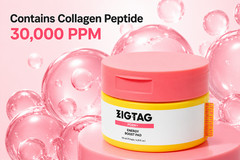 ZIGTAG PDRN+ Collagen Gel Toner Pad 70 Pads Hydrating Soothing Pore Care Korean