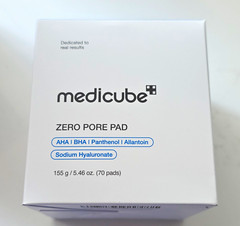 medicube Zero Pore Pad 2.0 Toner Pads 70ct 5.46oz AHA/BHA for Pores