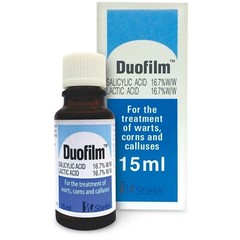 4x DUOFILM 15ml Remove Plantar Wart,Corn and Callus Salicylic Acid Expiry 2024