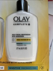 Olay Complete + Daily Facial Moisturizer SPF 40 Sensitive 6.0oz FRESH exp 10/26