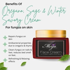 Anti Fungal Face & Hands & Body Cream with Oregano, Thyme & Winter Savory