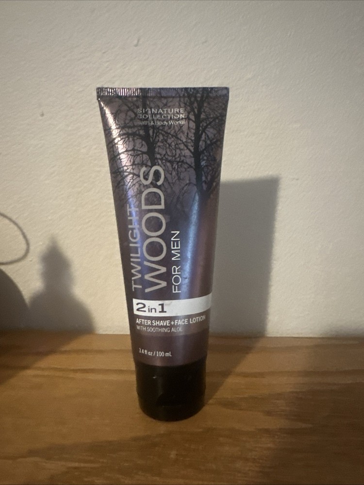 Bath & Body Works Twilight Woods For Men 8 oz Body Face Lotion After Shave