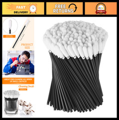 500 Foam Tip Swabs – 500pcs Sponge Swabs for Inkjet Printers, Camera Lens, Optic
