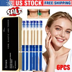 6pcs Peptide Collagen Elastic Essence Cream Anti-Wrinkle Firming Micro-Molecular