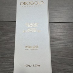 OROGOLD 24k Mousse Cleanser White Gold 100g NIB And Authenticity Card