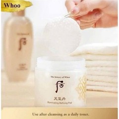 The history of Whoo Cheongidan Illuminating Exfoliating Toner Pad Face