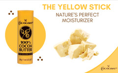 3 Pack Cococare 100% Cocoa Butter Stick for Ultimate Skin Hydration & Protection