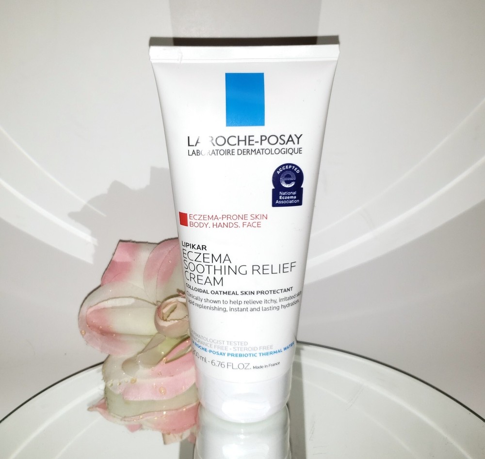 La Roche-Posay Lipikar Eczema Soothing Relief Cream 1% Colloidal Oatmeal 6.76oz
