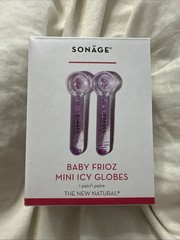 SONAGE~Baby Frioz~Mini Icy Globes for Face & Eye Puffiness~NIB~MSRP $54~