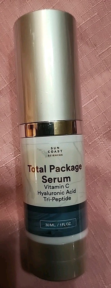 Sun Coast Sciences Total Package Serum Vitamin C Hyaluronic Acid Tri-Peptide 1oz