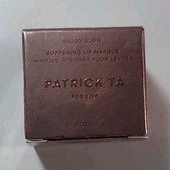PATRICK TA Major Glow Softening Lip Masque Lip Mask, Rose Gold, 0.28 oz/8 g