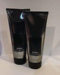 2x BATH & BODY WORKS STEEL MEN&rsquo;S COLLECTION ULTRA SHEA BODY CREAM 8 Oz
