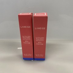 2X Laneige Lip Glowy Balm, Berry Fruits Rouge 0.35 Fl Oz